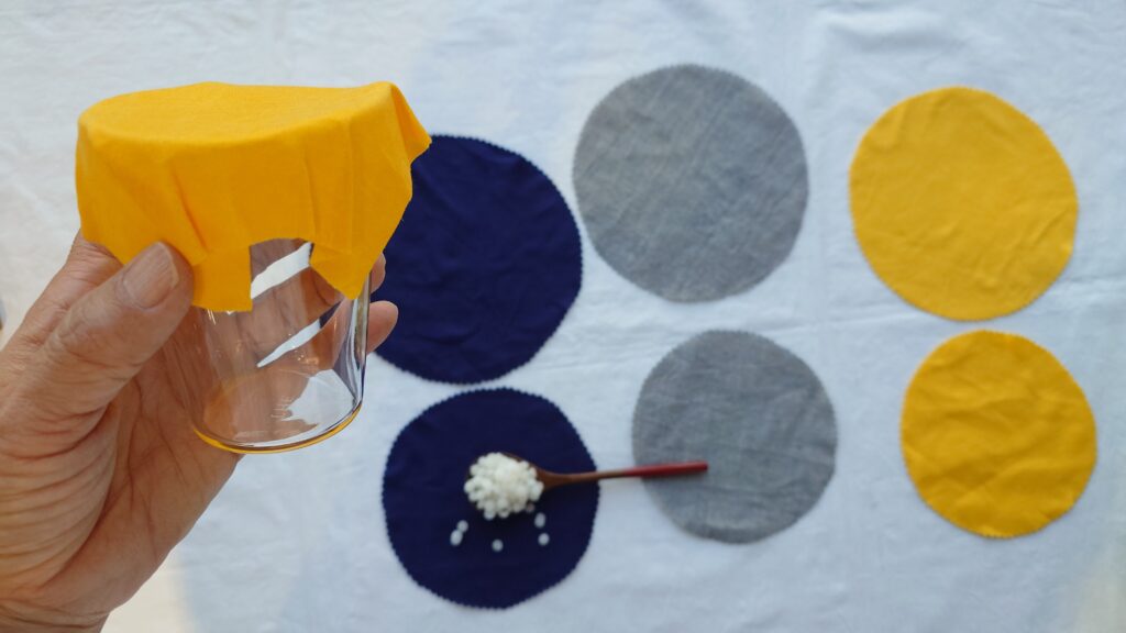 みつろうラップを作ってみよう。フェアートレード月間。オーガニックコットン。